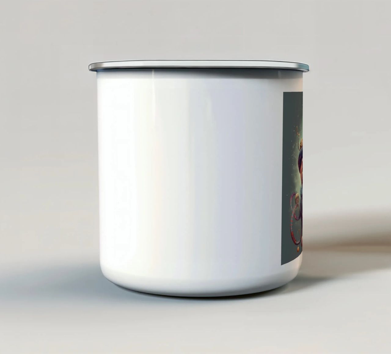 Scimpanzé Magico Retrò tazza in smalto da Funny Animals