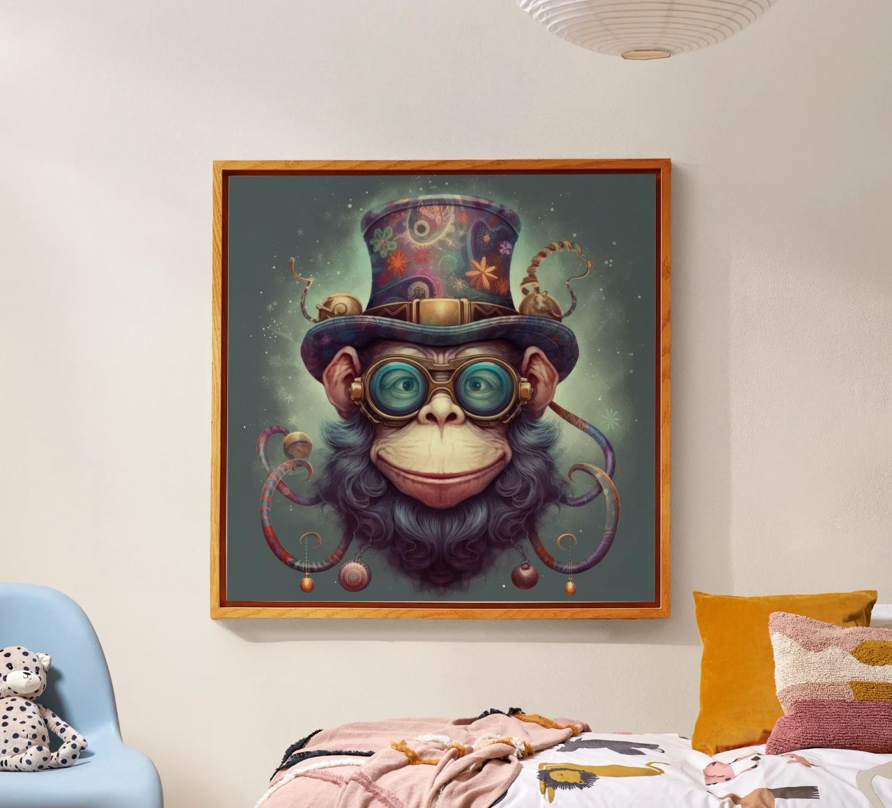 Scimpanzé Magico Retrò plexiglass da Funny Animals