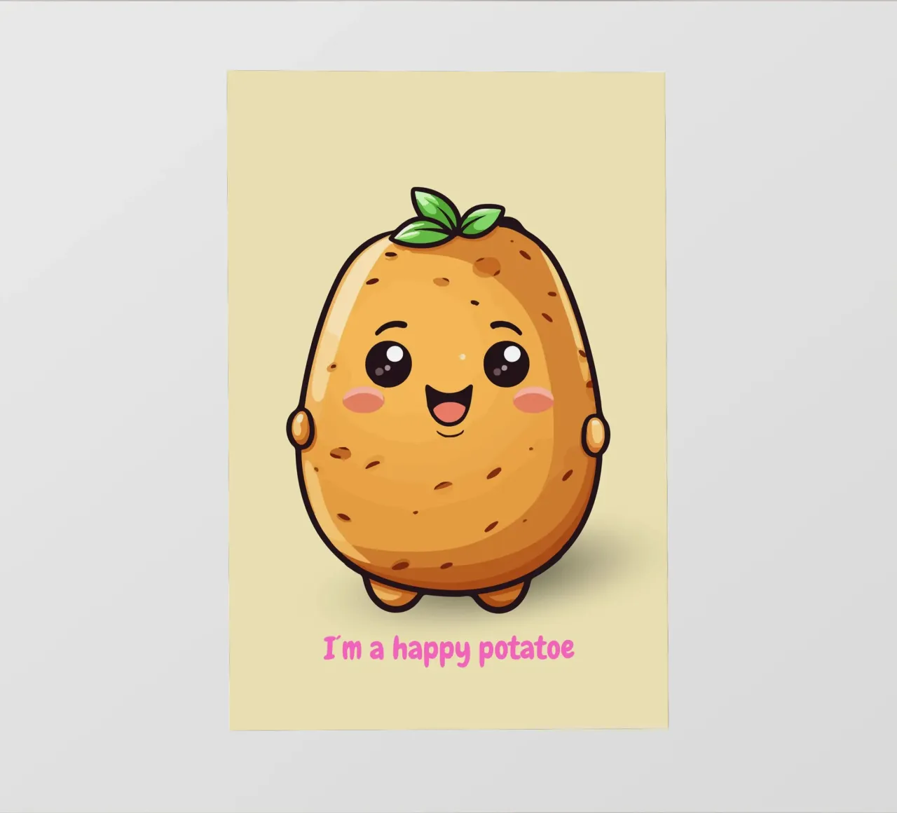 Happy Potatoe telo in pvc da AESTHETIC VIBES by Isabel
