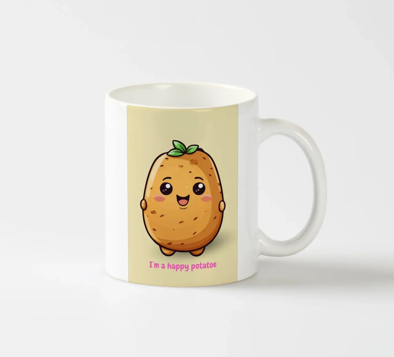 Happy Potatoe tazza in ceramica da AESTHETIC VIBES by Isabel