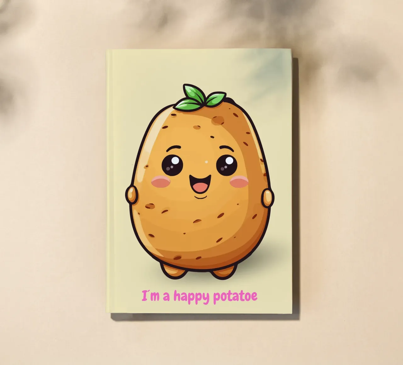 Happy Potatoe notitieboek van AESTHETIC VIBES by Isabel