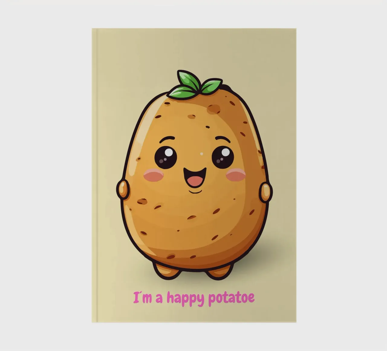Happy Potatoe notebook by AESTHETIC VIBES by Isabel