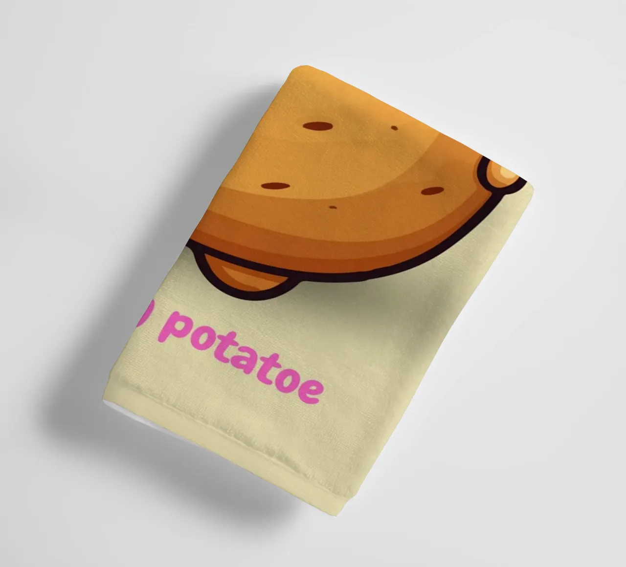 Happy Potatoe Handtuch von AESTHETIC VIBES by Isabel