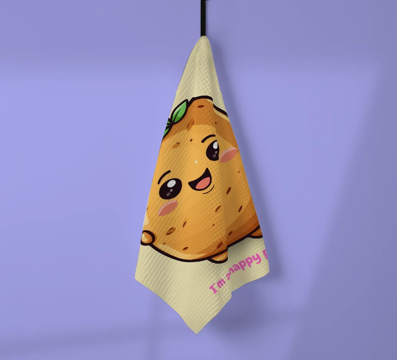 Happy Potatoe torchon de AESTHETIC VIBES by Isabel