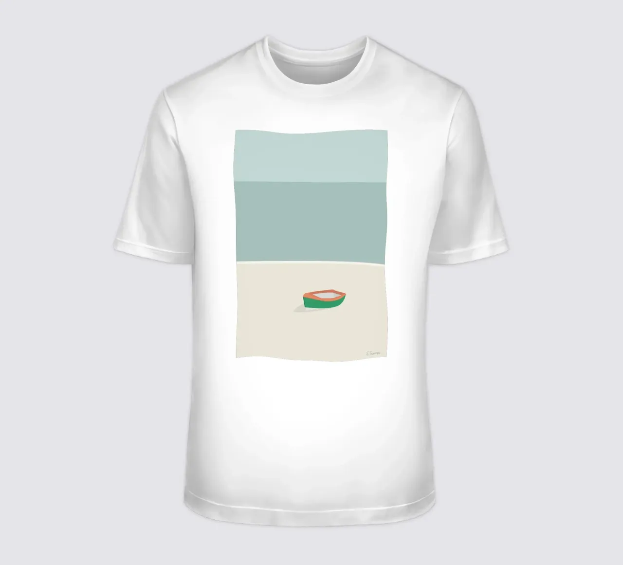 Lille Båd t-shirt da Swen Swensøn