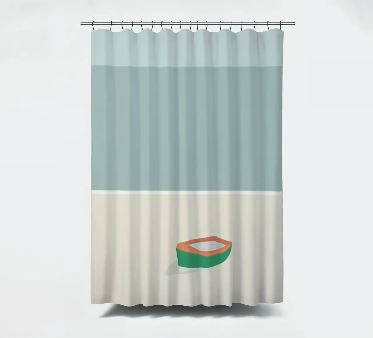 Lille Båd shower curtain by Swen Swensøn
