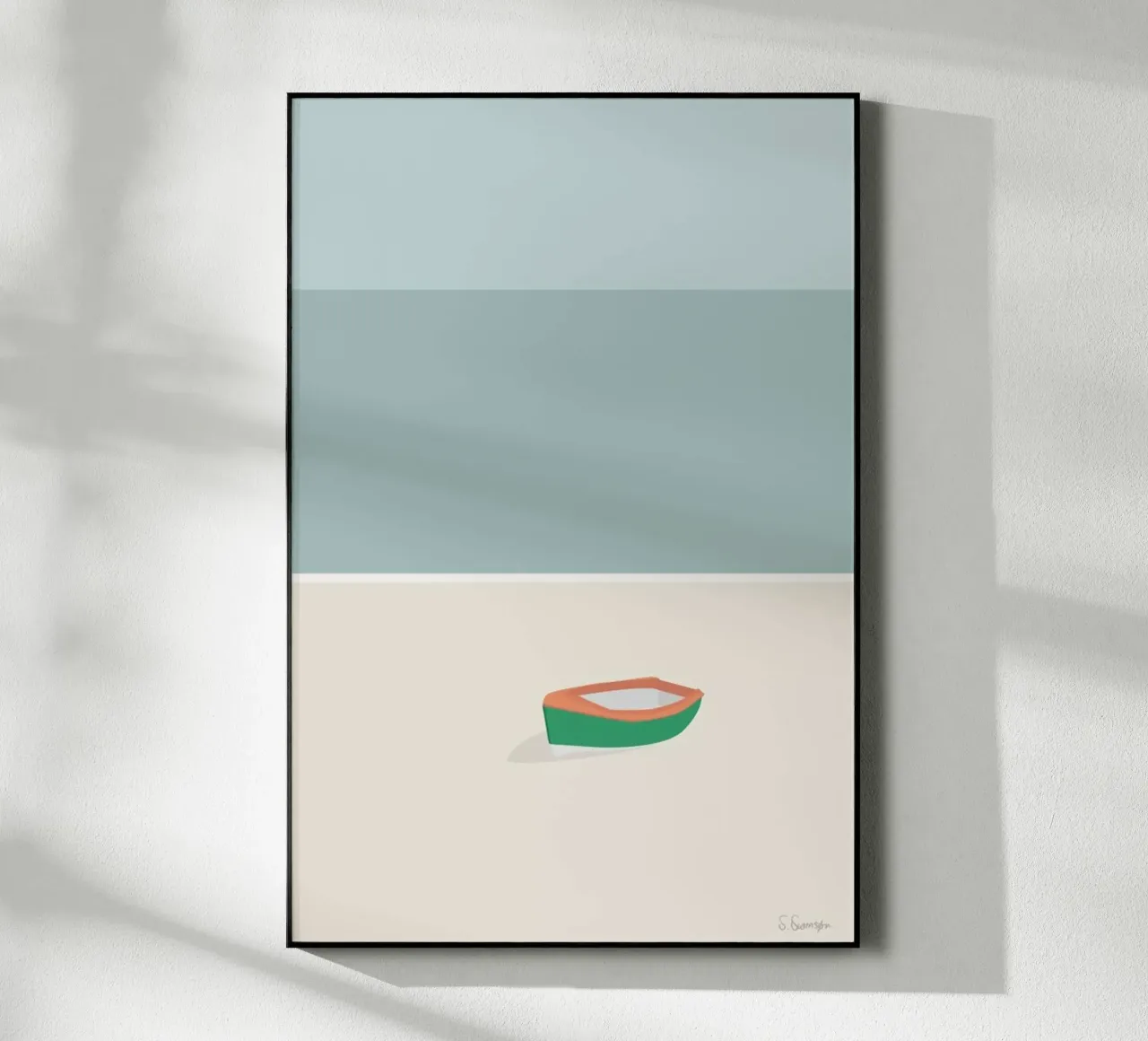 Lille Båd plexiglass da Swen Swensøn