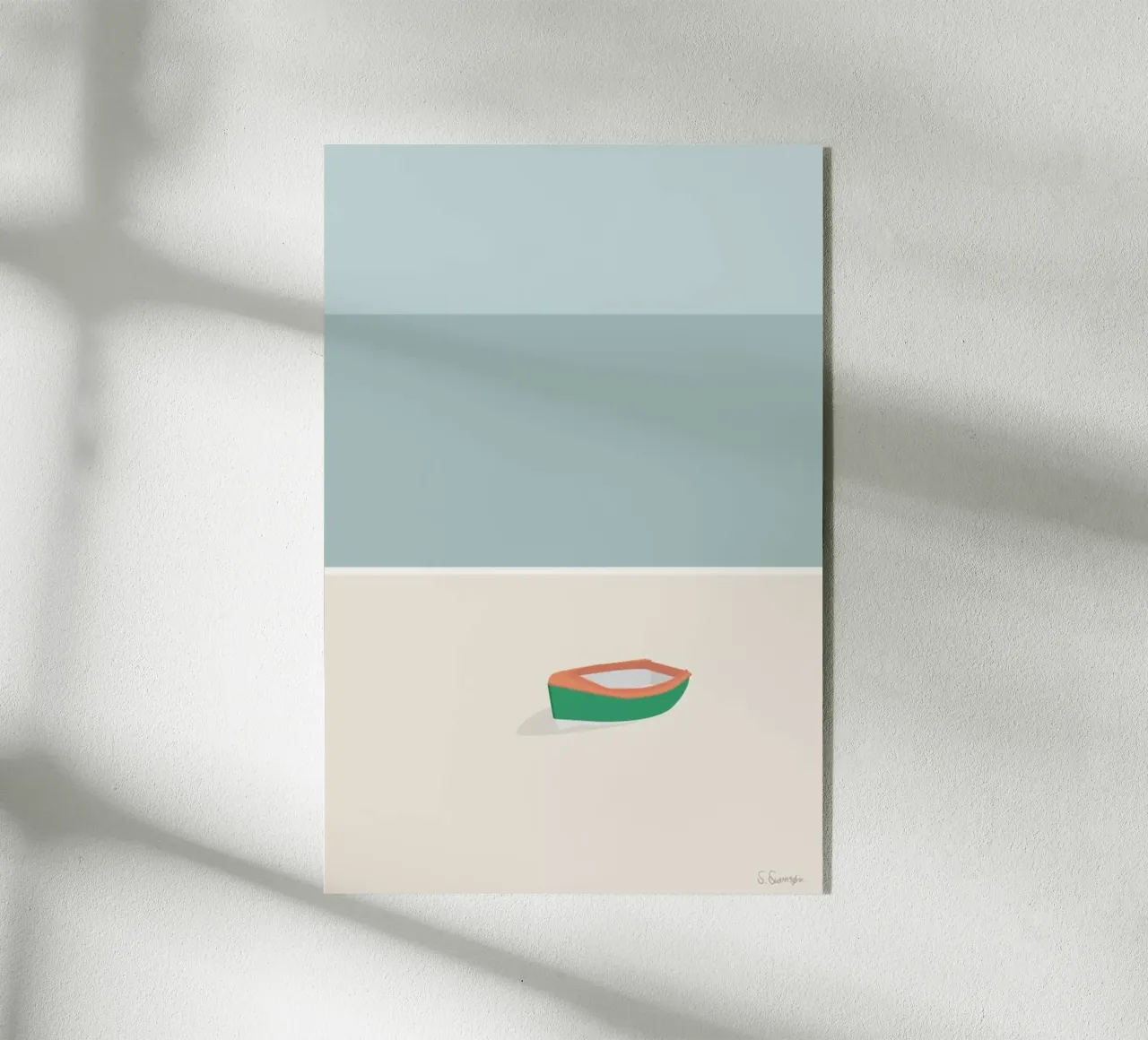 Lille Båd plexiglass da Swen Swensøn