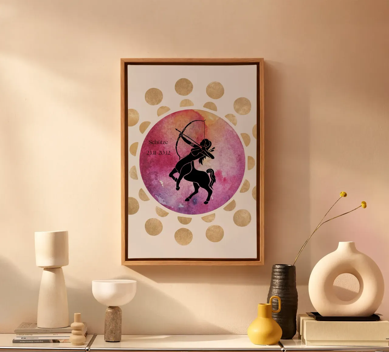 Sternzeichen-Schütze canvas by AESTHETIC VIBES by Isabel