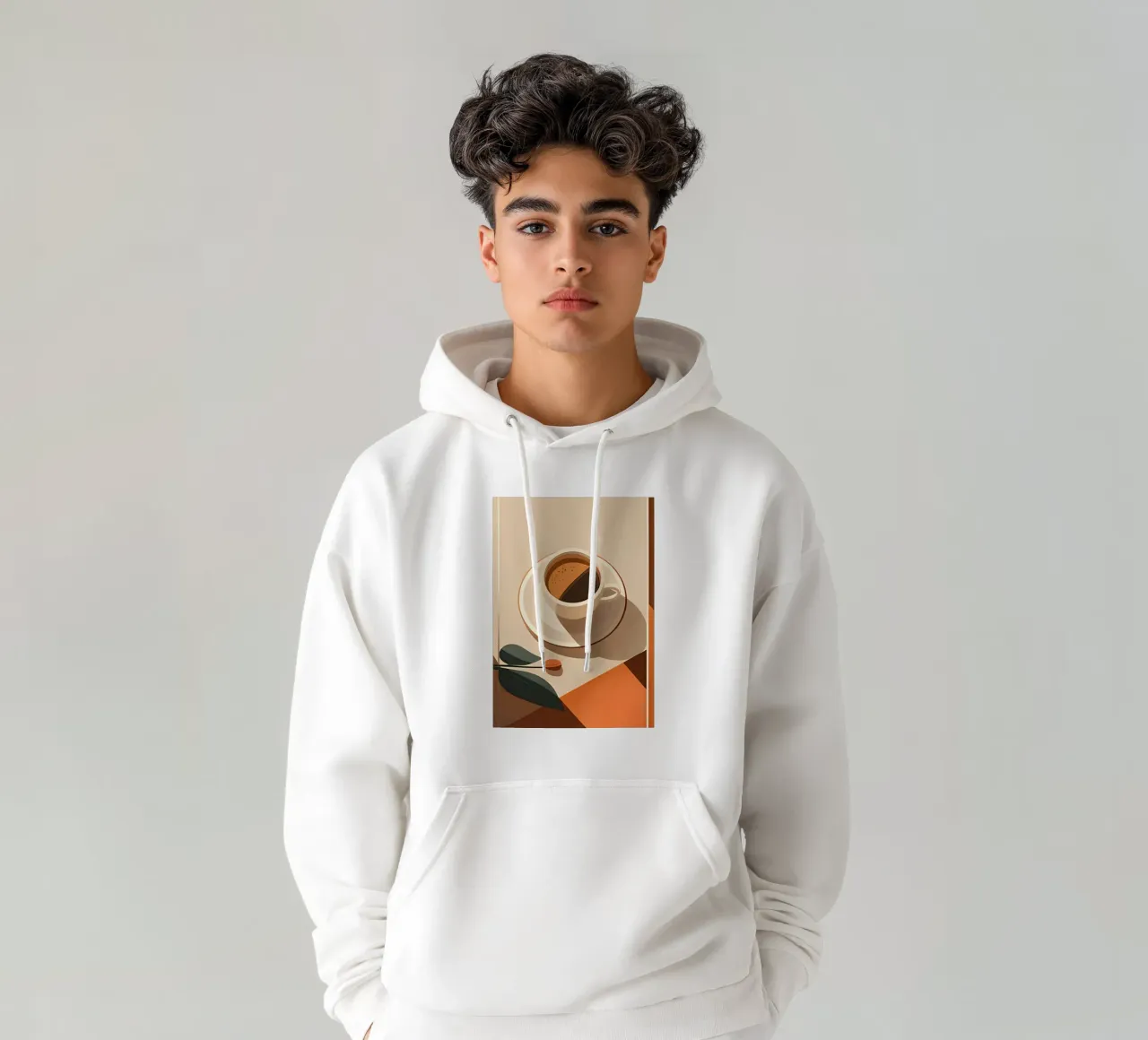 Arte minimalista 127 felpa con cappuccio da Erika C White