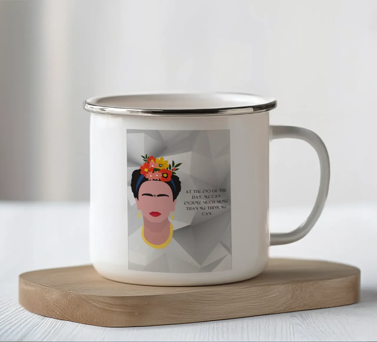 F.K.-We can tazza in smalto da AESTHETIC VIBES by Isabel