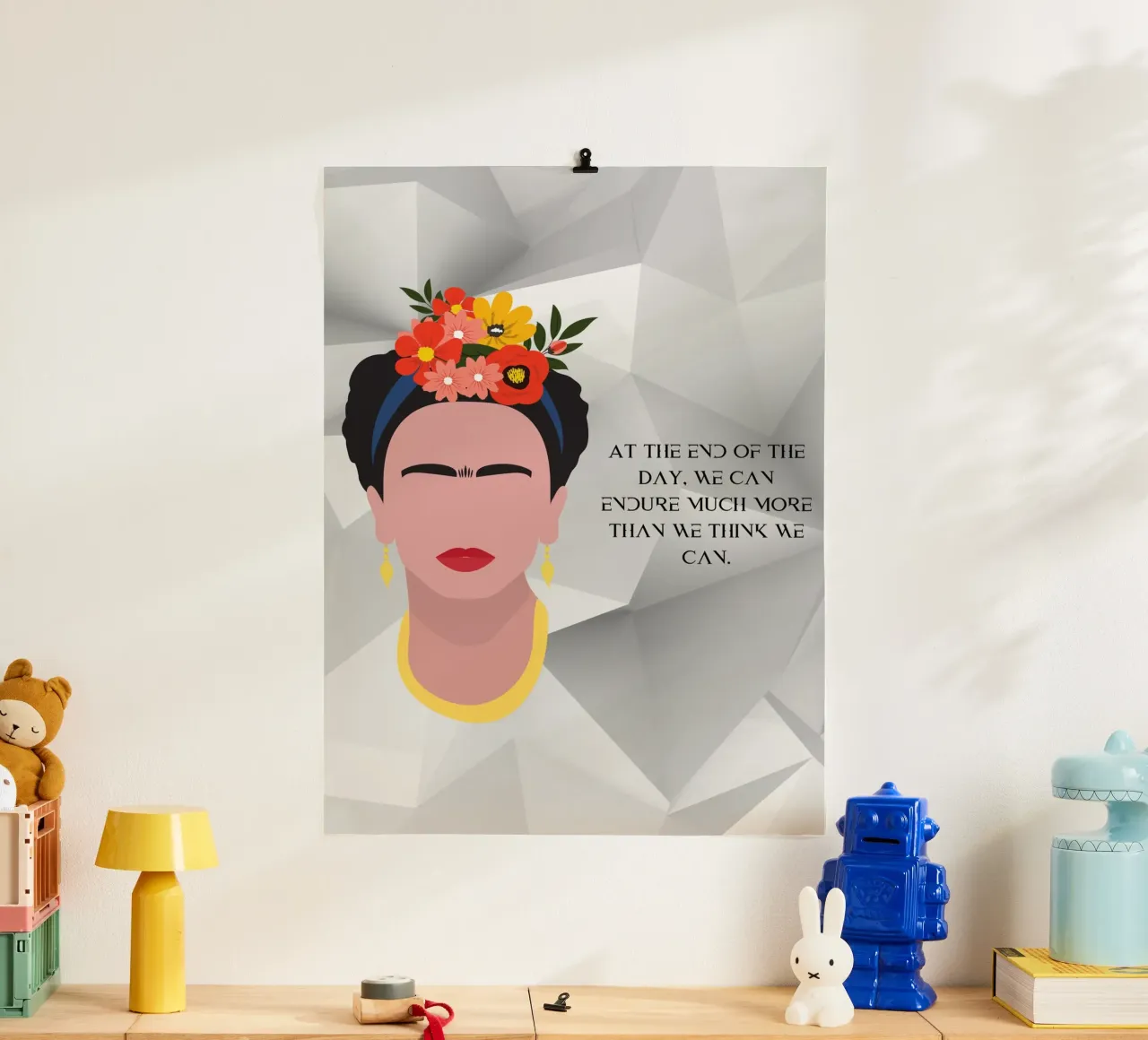 F.K.-We can poster con telaio in plastica da AESTHETIC VIBES by Isabel