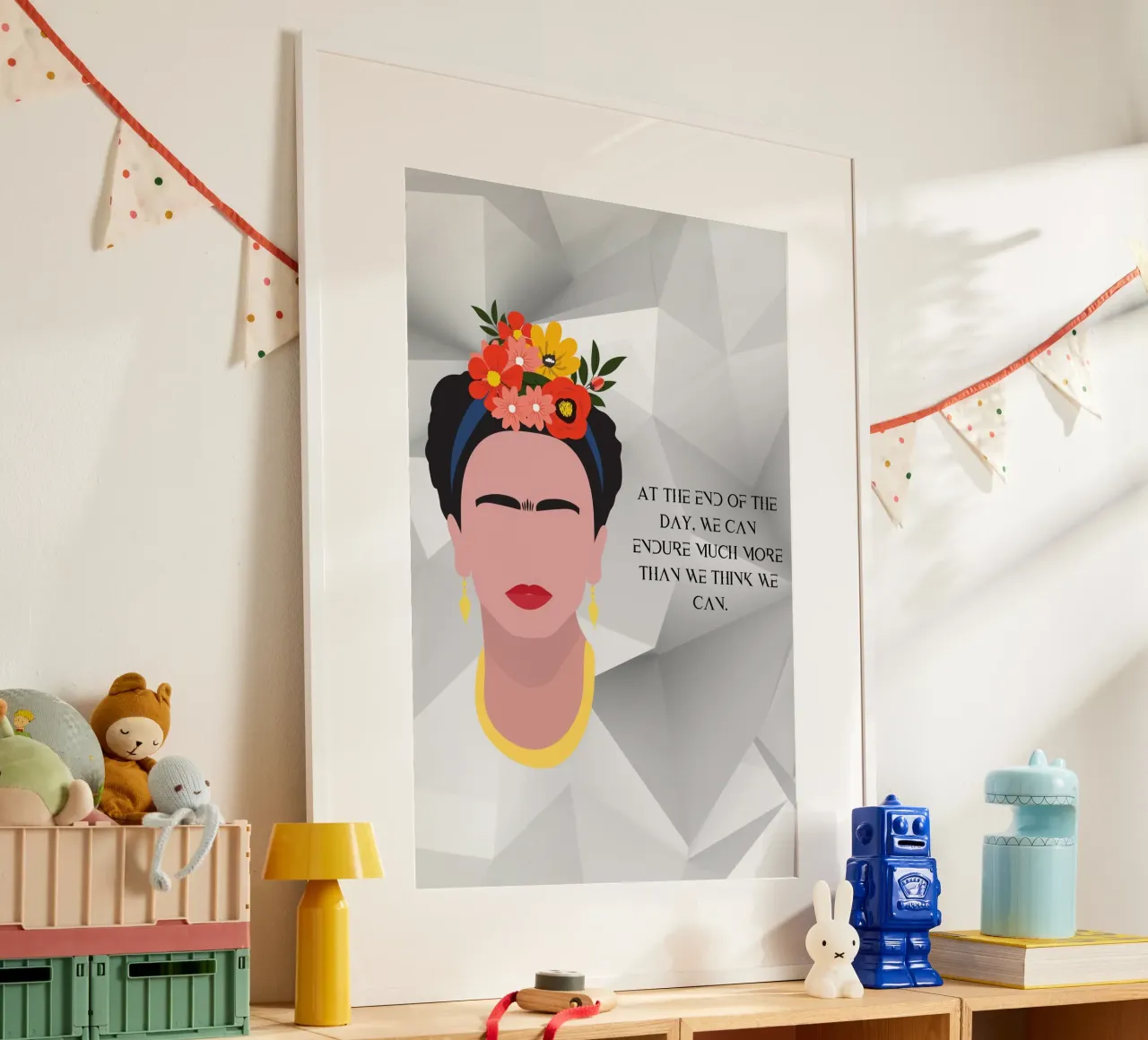 F.K.-We can poster con telaio in plastica da AESTHETIC VIBES by Isabel