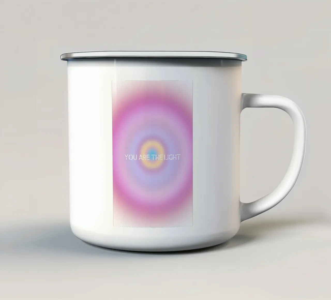 You-are-the-light tazza in smalto da AESTHETIC VIBES by Isabel