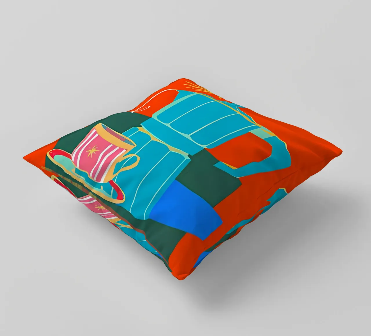 Minimalist Art 132 decorative cushion by Erika C White