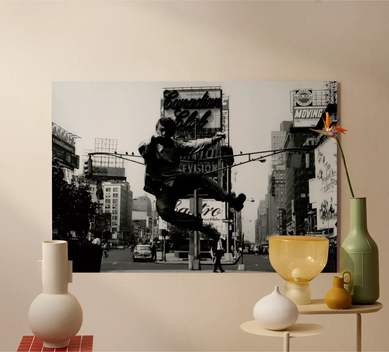 Tommy Steele at Times Square plexiglass da Gallery Print and Art Limited