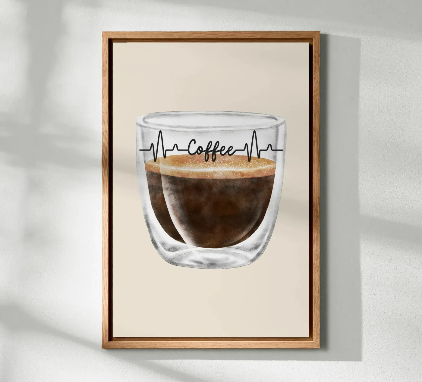 Coffee-Time alluminio dibond da isabels_wunderwelt_digital_art