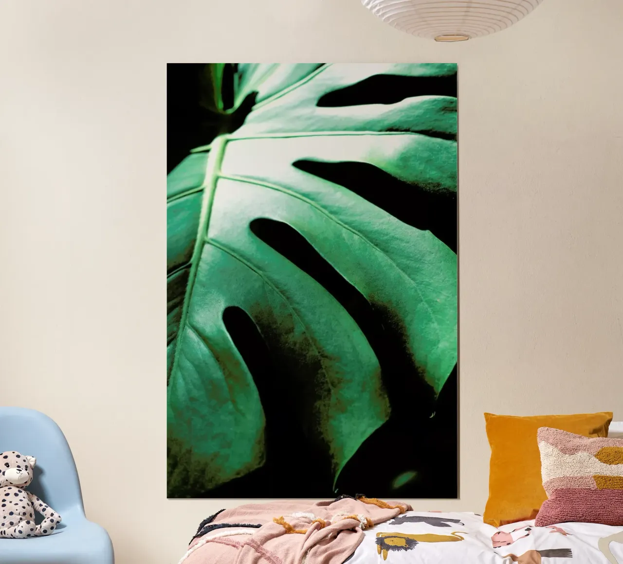 Monsteroga poster con telaio in legno da Ballack Art House