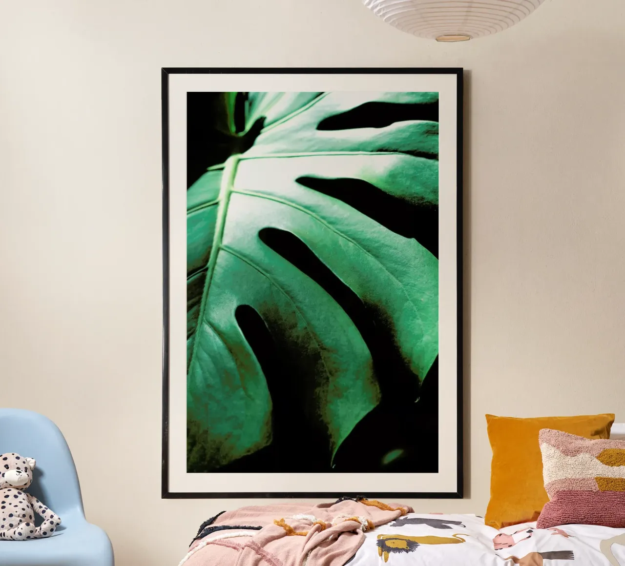 Monsteroga poster con telaio in legno da Ballack Art House