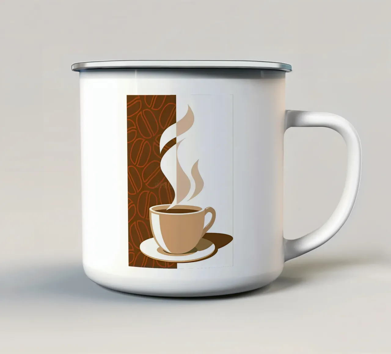 Arte minimalista 135 tazza in smalto da Erika C White