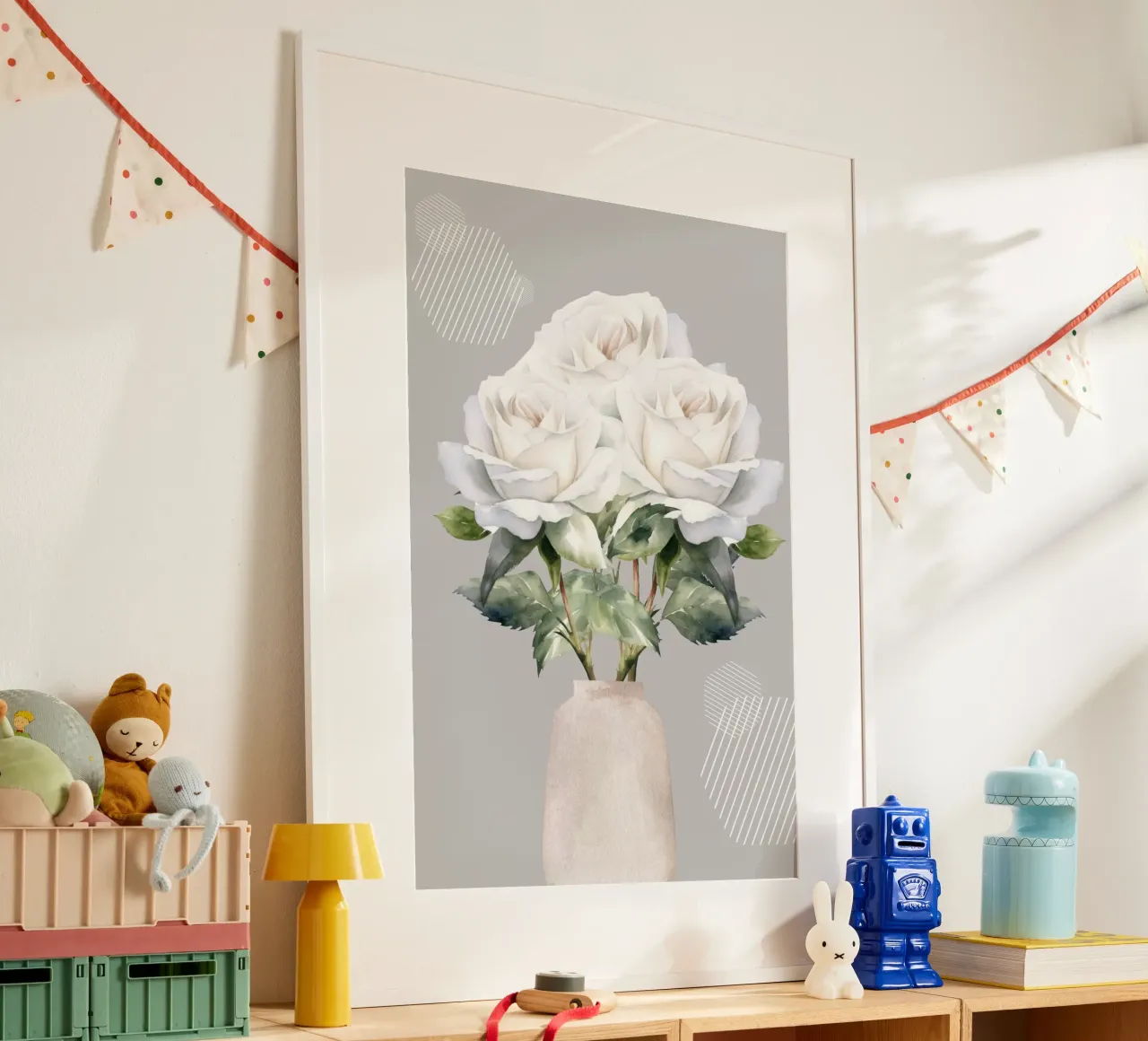 White-Rose poster da AESTHETIC VIBES by Isabel