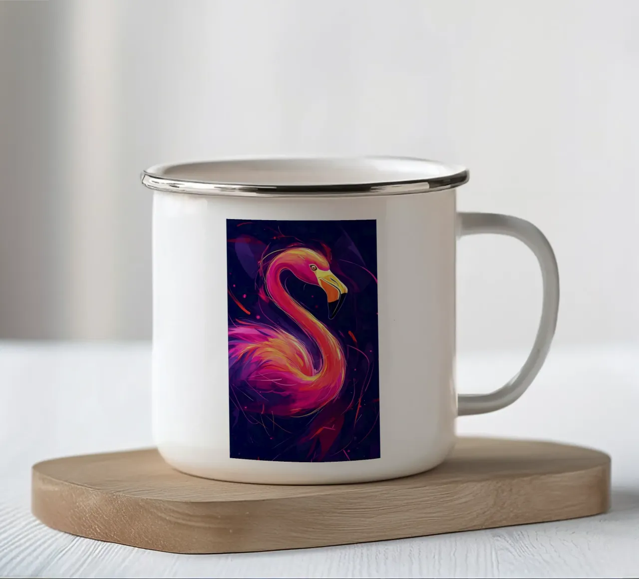 Arte minimalista 136 tazza in smalto da Erika C White