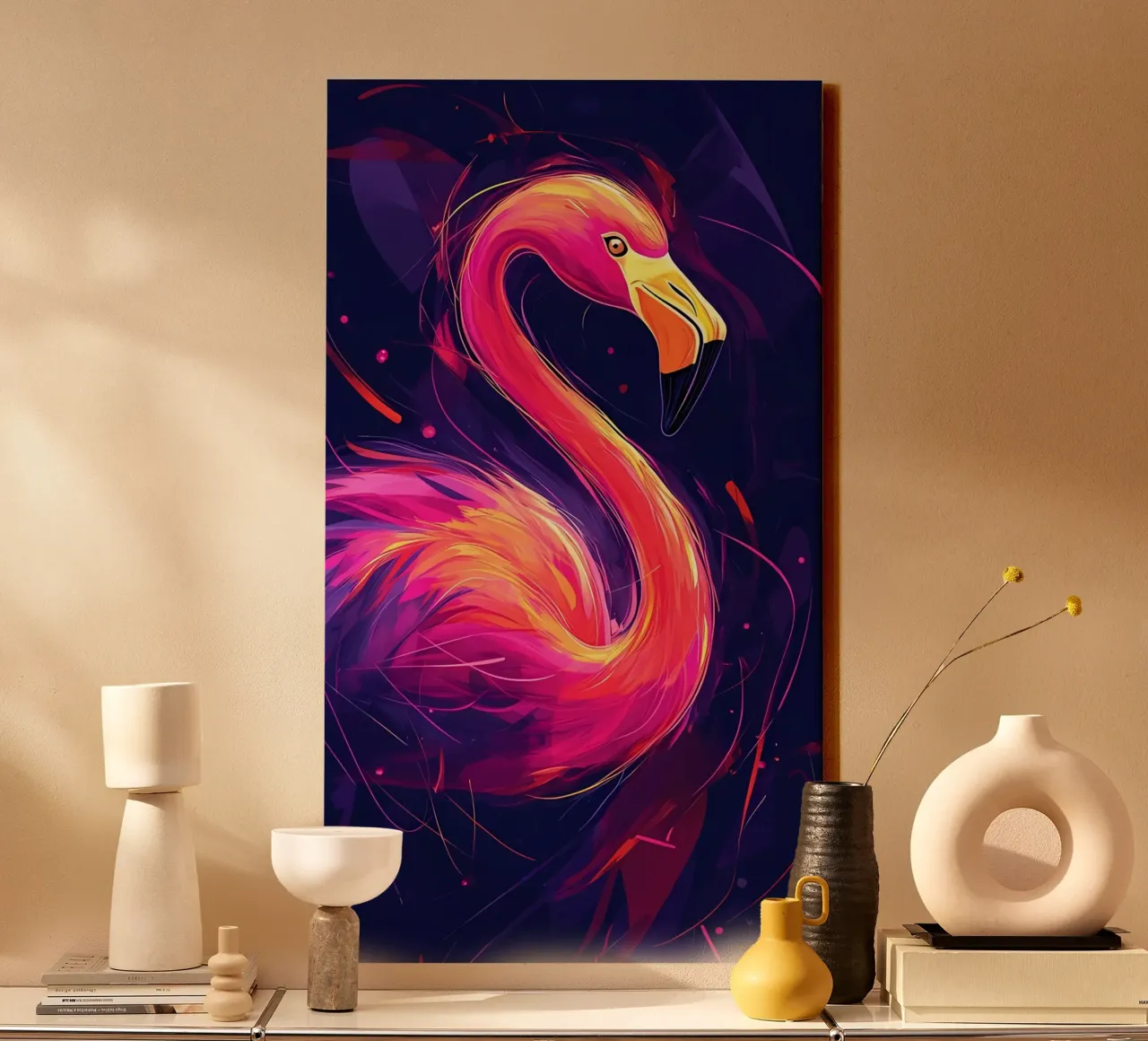 Minimalist Art 136 canvas with Floater frame by Erika C White