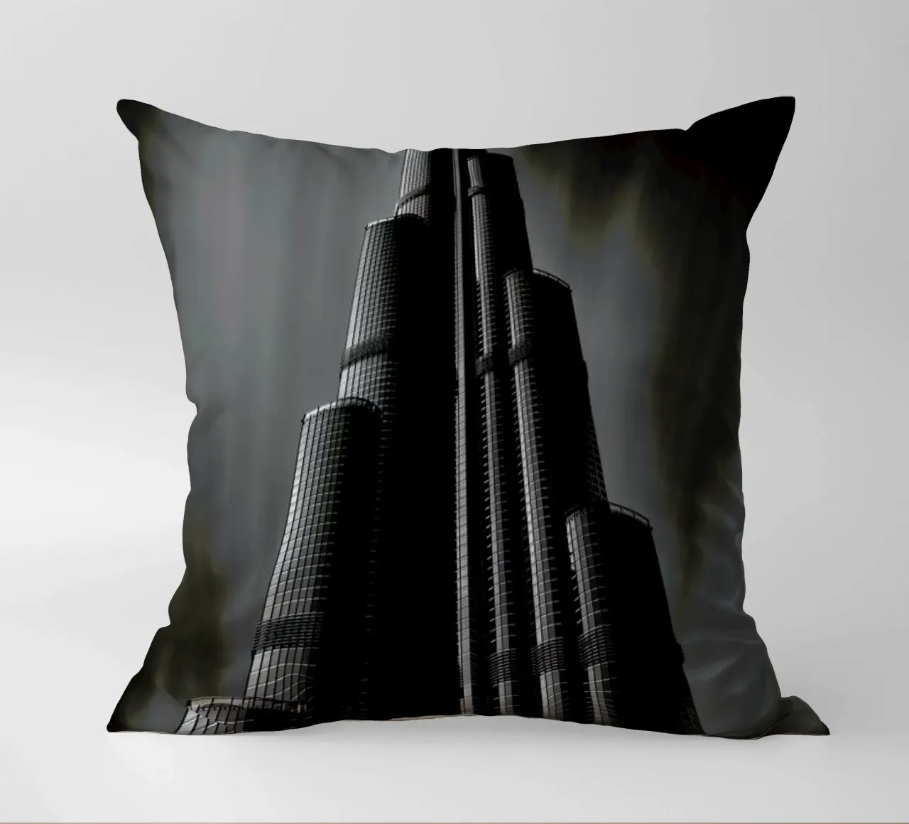 Burj Khalifa Study 1 cuscino da Michael J. Reibert