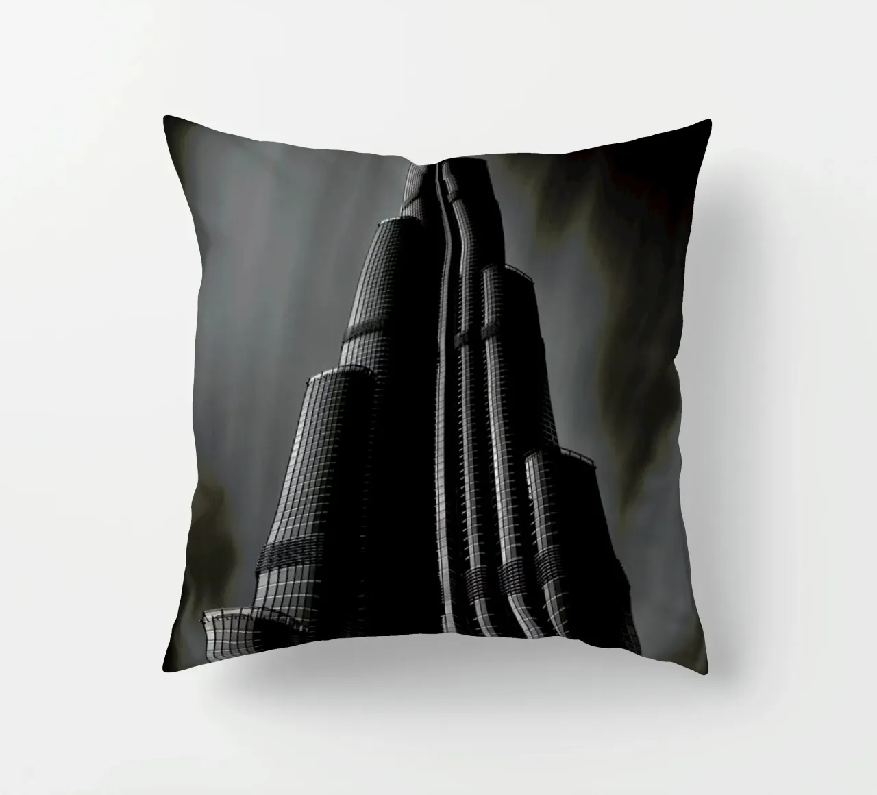 Burj Khalifa Study 1 cuscino da Michael J. Reibert