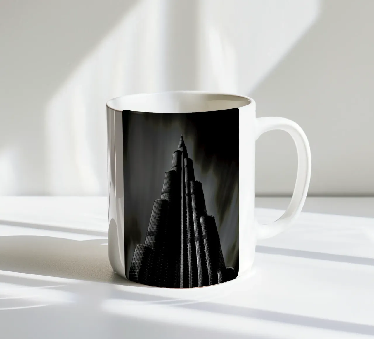 Burj Khalifa Study 1 tazza in ceramica da Michael J. Reibert