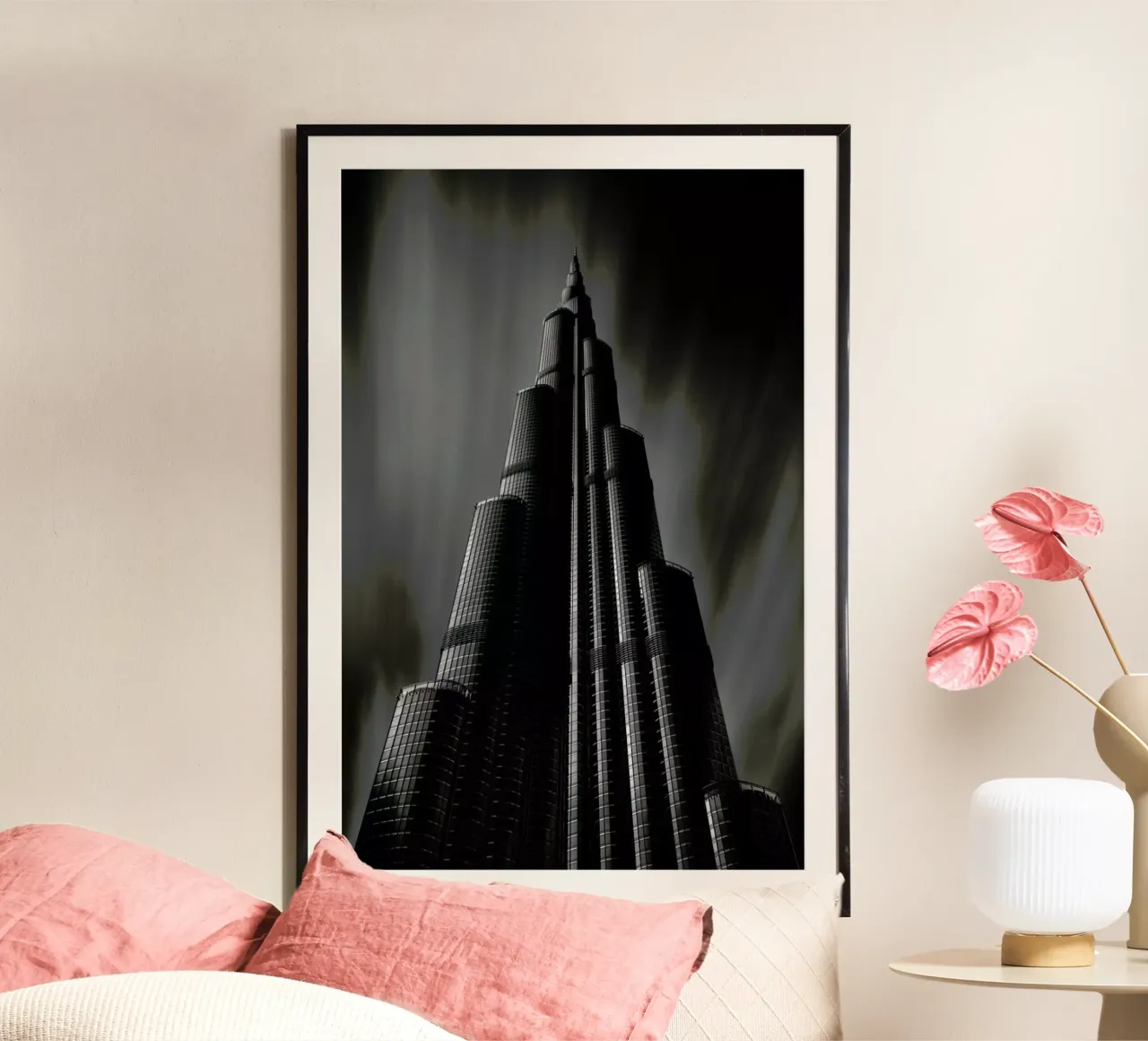 Burj Khalifa Study 1 carta hahnemühle da Michael J. Reibert