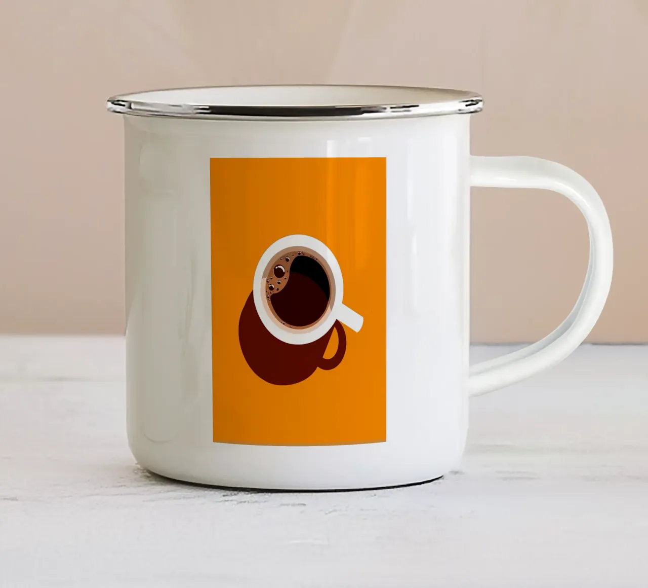 Minimalist Art 139 enamel mug by Erika C White