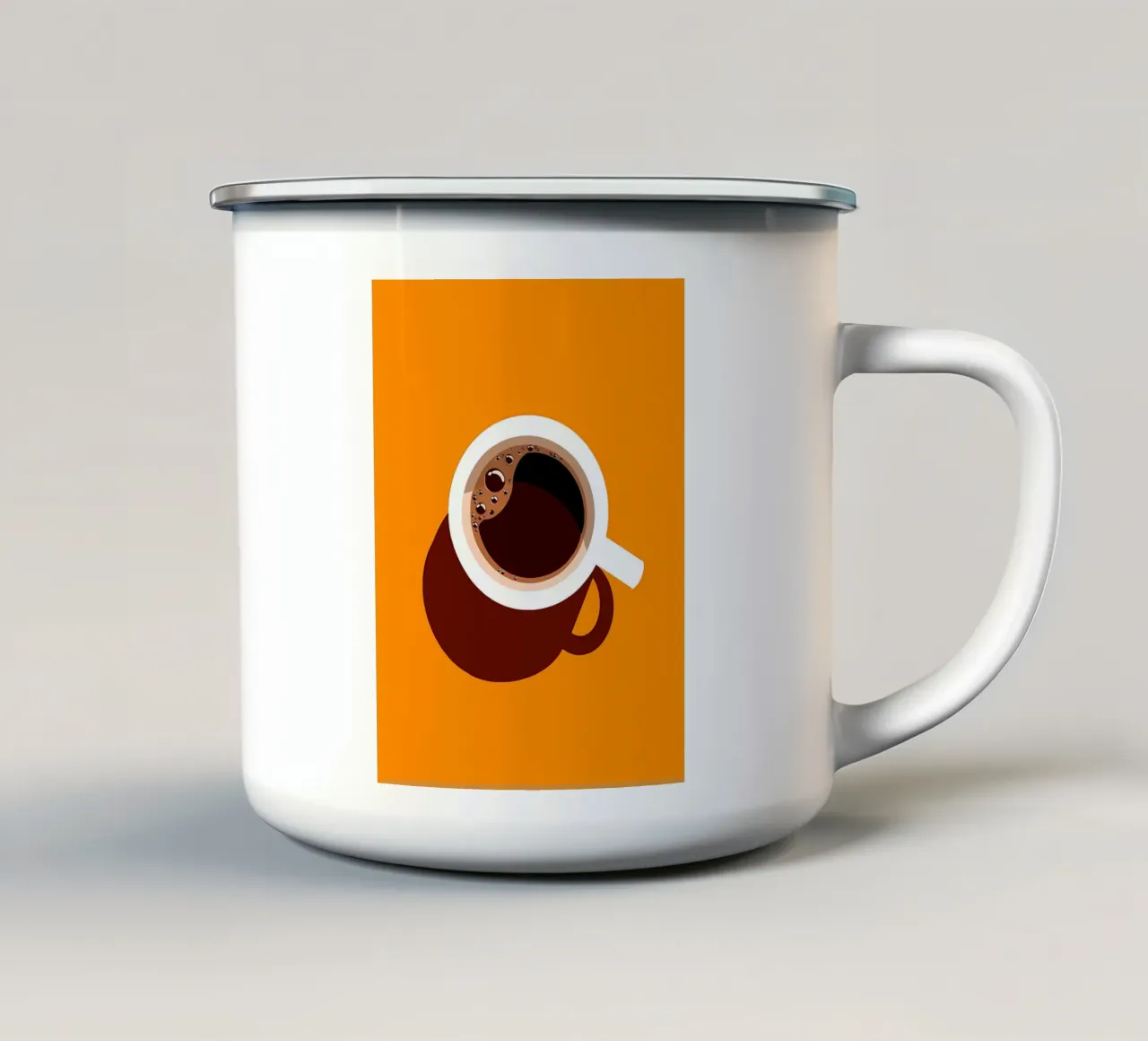 Minimalist Art 139 enamel mug by Erika C White