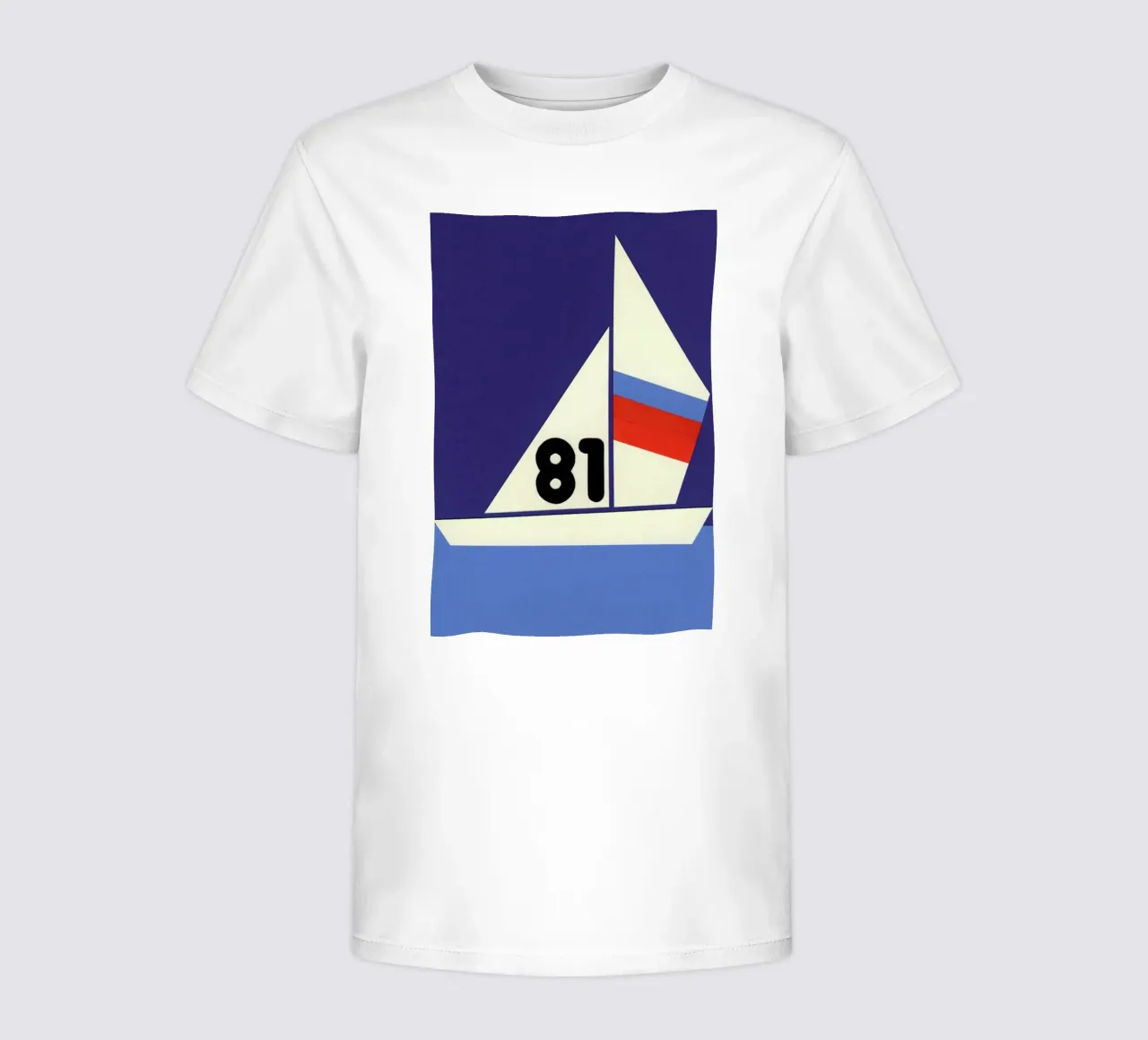 Sailing Regatta 81 kids t-shirt by Rosi Feist
