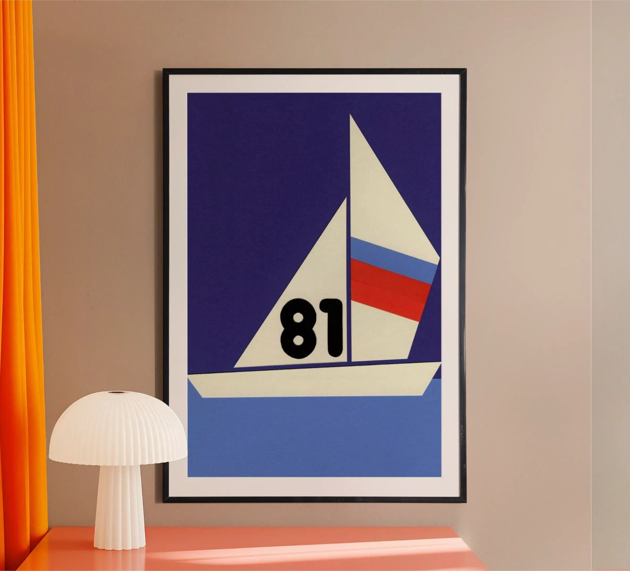 Sailing Regatta 81 poster by Rosi Feist