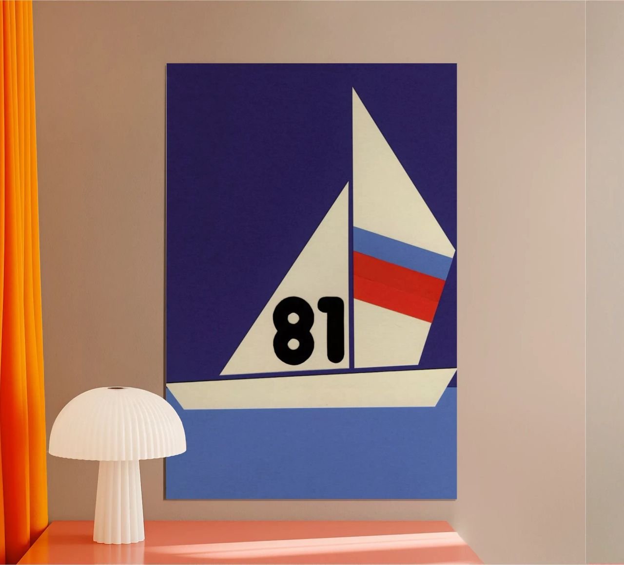 Sailing Regatta 81 poster by Rosi Feist