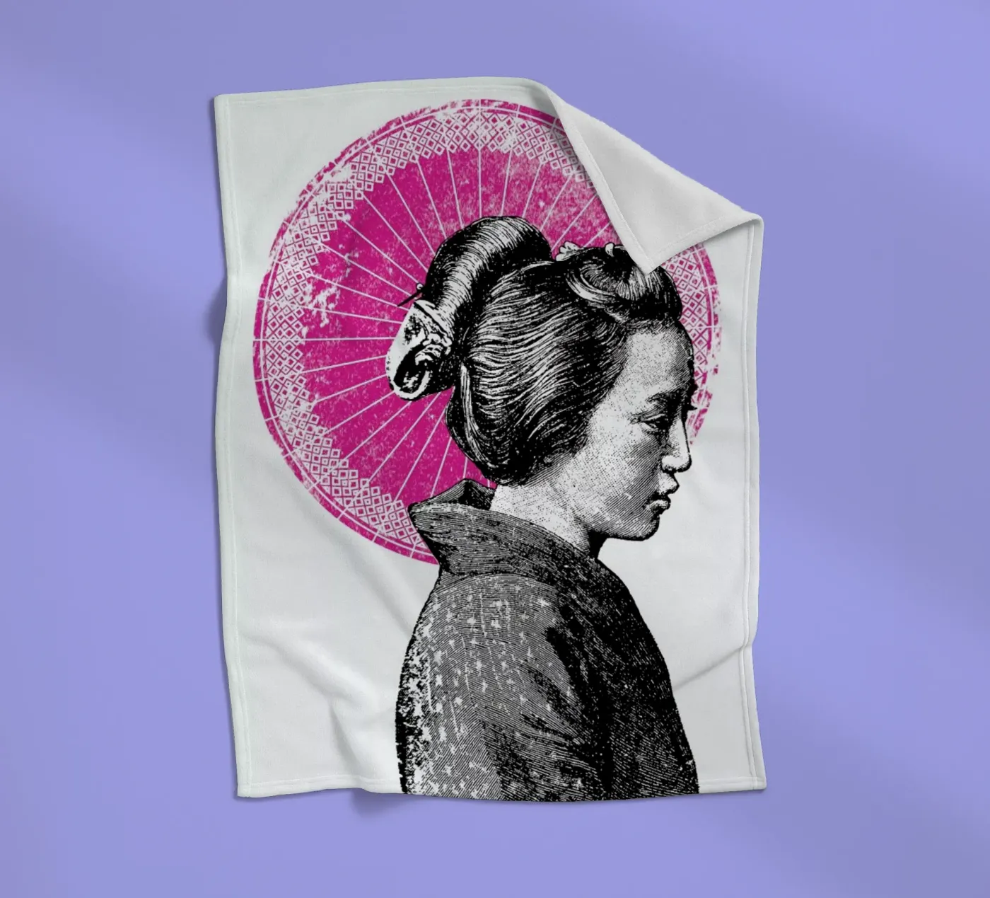 Geisha Fleecedecke von Amy & Kurt
