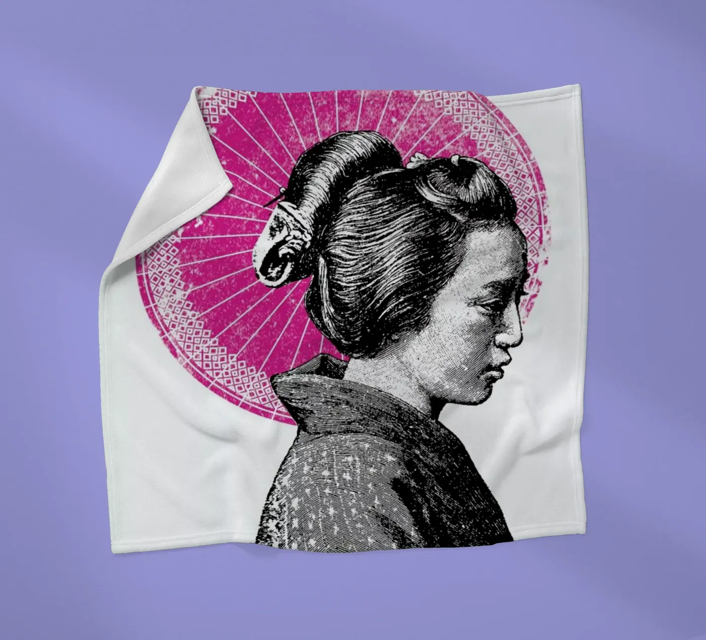 Geisha Fleecedecke von Amy & Kurt