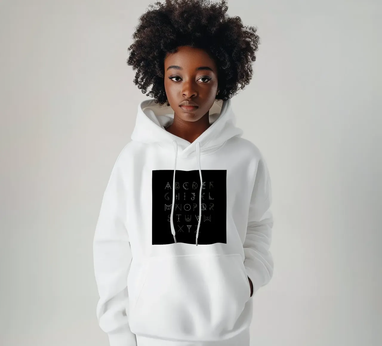 Zenith Font felpa con cappuccio da Petros Afshar