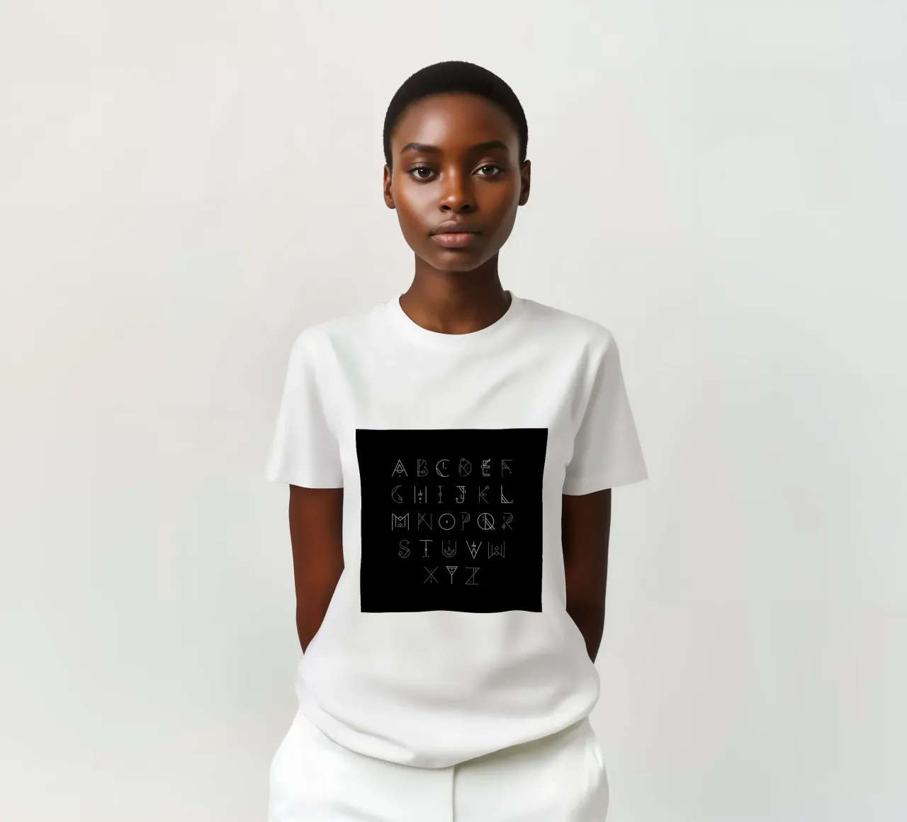 Zenith Font t-shirt da Petros Afshar