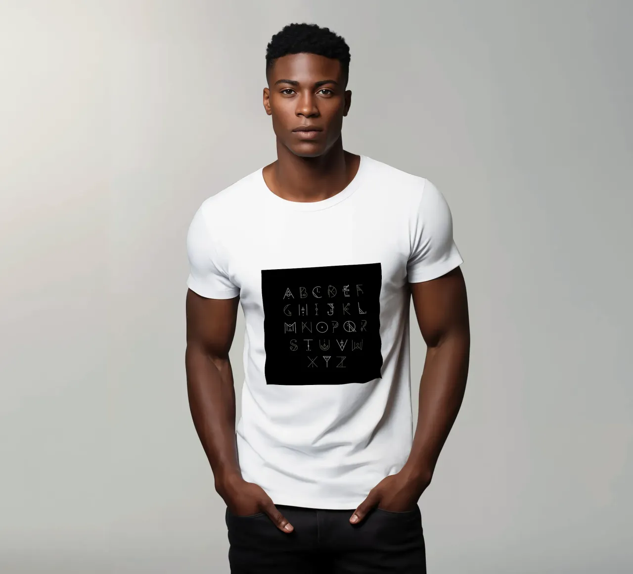 Zenith Font t-shirt da Petros Afshar