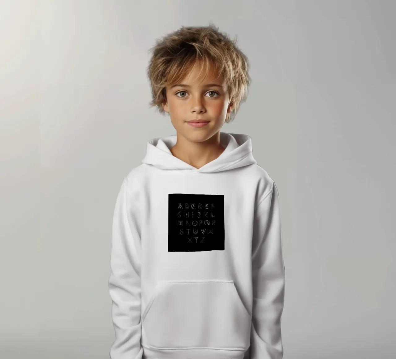 Zenith Font felpa bambino con cappuccio da Petros Afshar