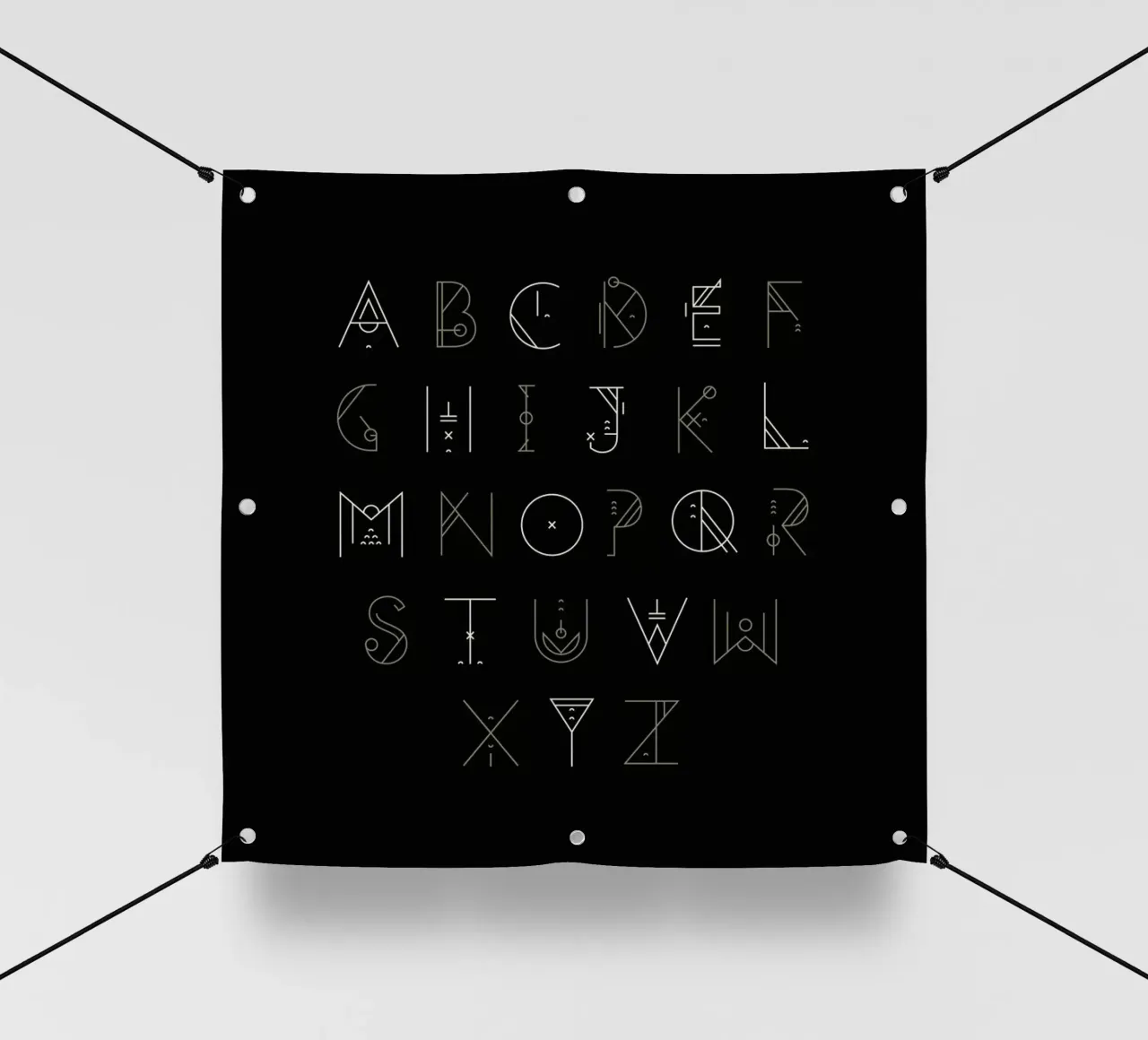 Zenith Font telo in pvc da Petros Afshar