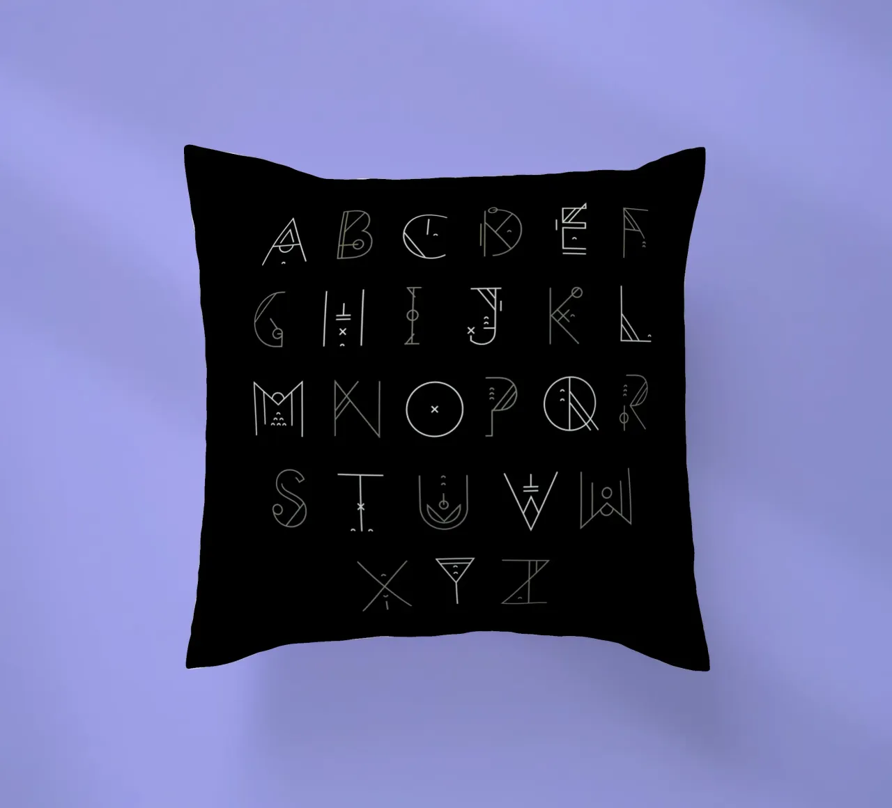 Zenith Font kussen van Petros Afshar