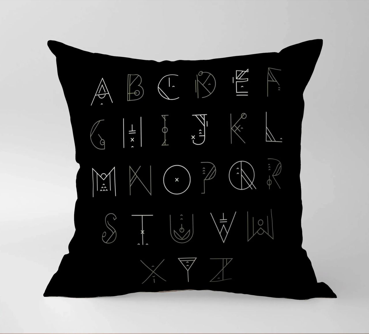 Zenith Font cuscino da Petros Afshar