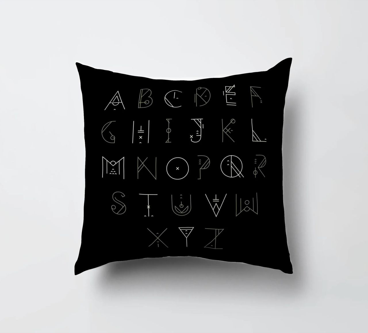 Zenith Font cuscino da Petros Afshar