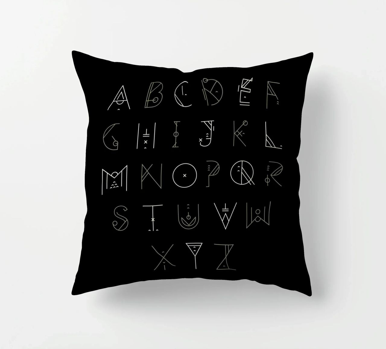 Zenith Font cuscino da Petros Afshar