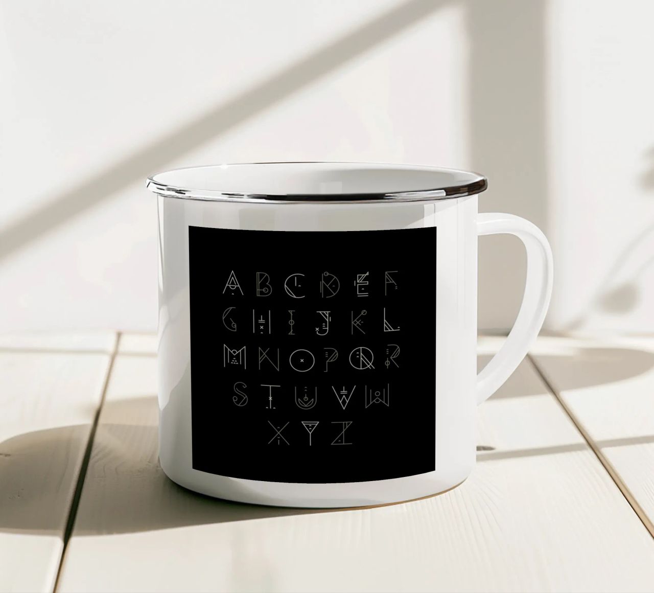 Zenith Font tazza in smalto da Petros Afshar
