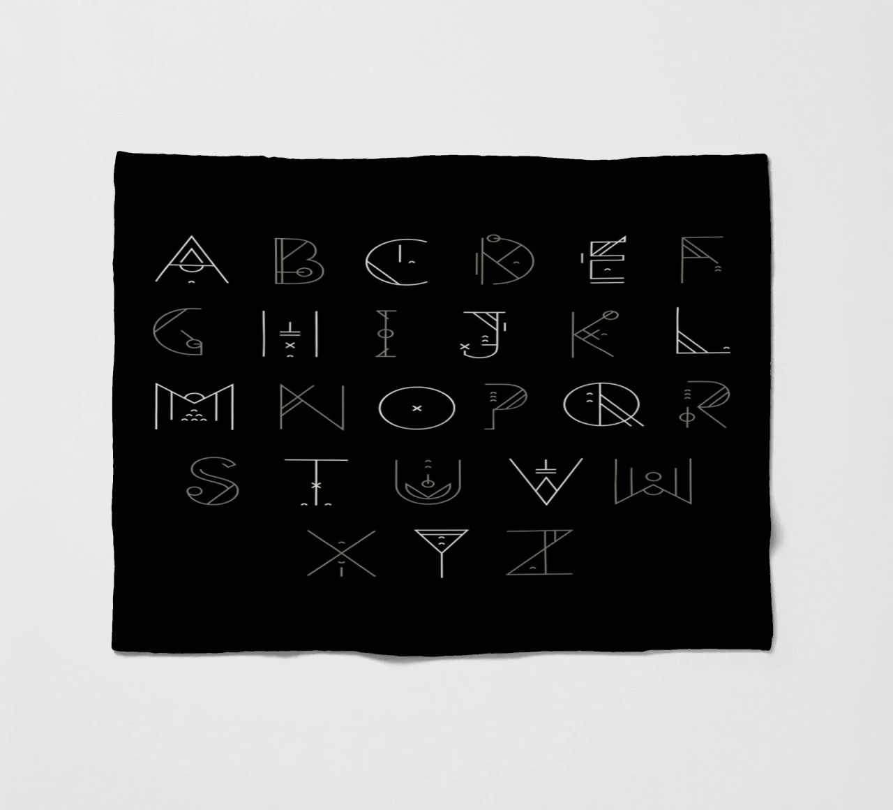 Zenith Font coperta in pile da Petros Afshar