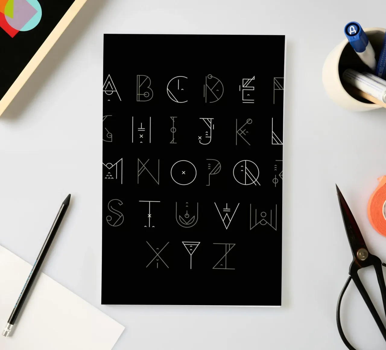 Zenith Font Notizbuch von Petros Afshar